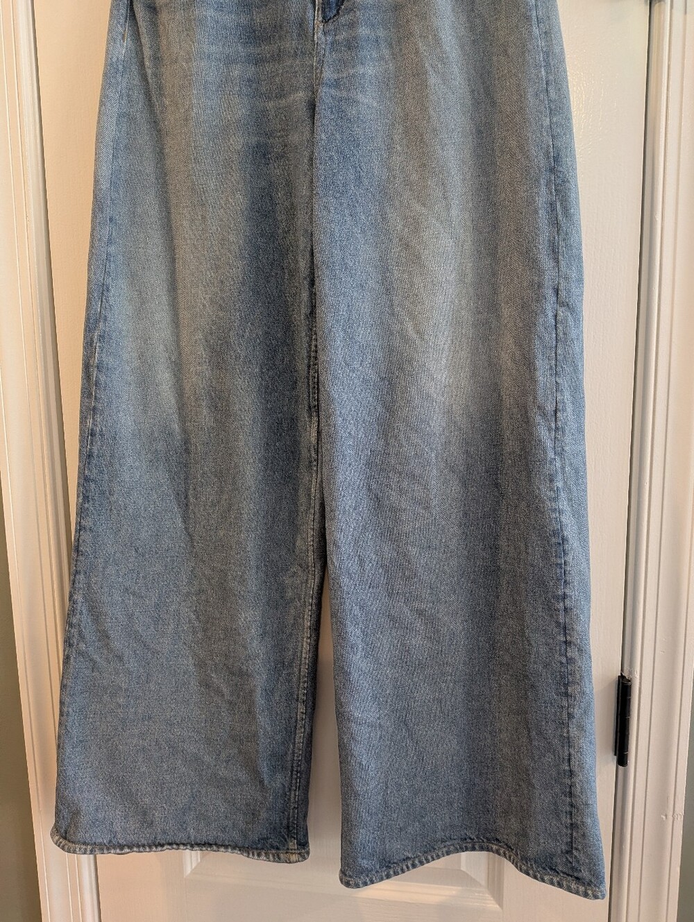 Rag & Bone Miramar Sofie Wide-Leg Pant Raily Sweatpant Jean Cotton Terry Size 29 - Picture 6 of 14